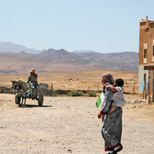 Tazenakht - auf der Fahrt in die Wüste Marokkos